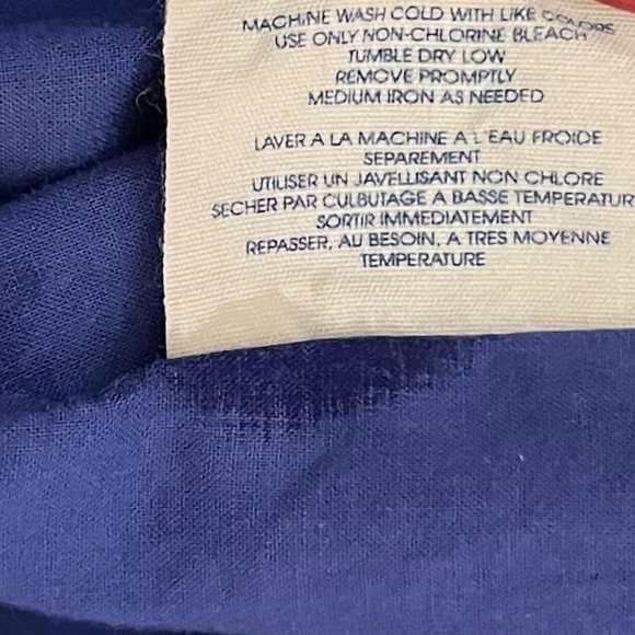 Edme & Esyllte Anthropologie Small Blue Printed A Line Mini Skirt - Picture 5 of 6